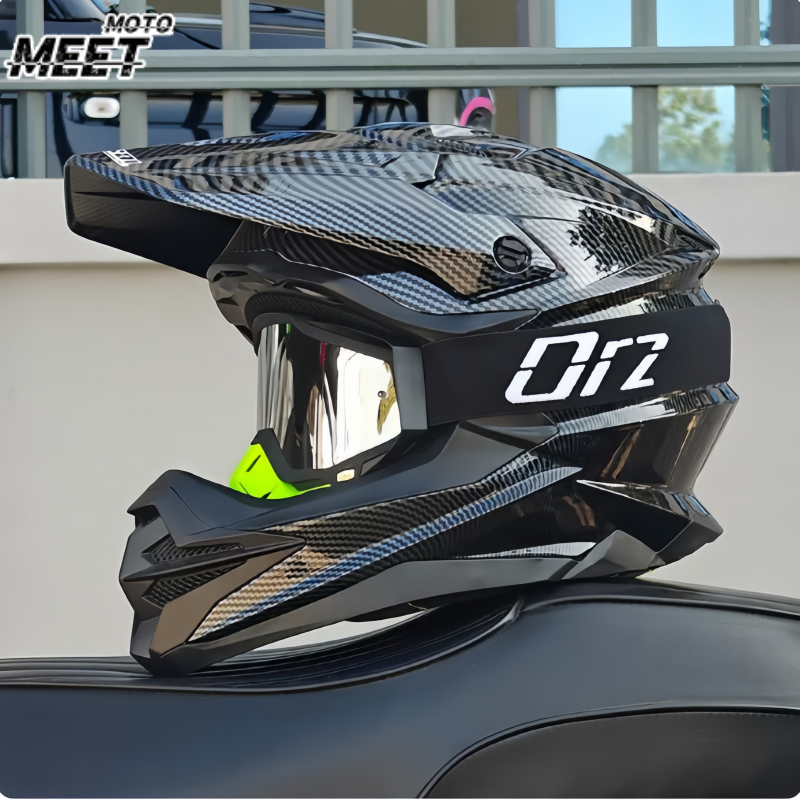 Full Face Motorcycle Helmet With Bluetooth - High-Quality Offroad Motorcycle Helmet, ATV DH