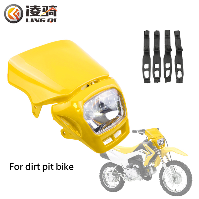Universal Motorcycle Led Headlight Projector - LINGQI 12V 35W LED Headlight PP