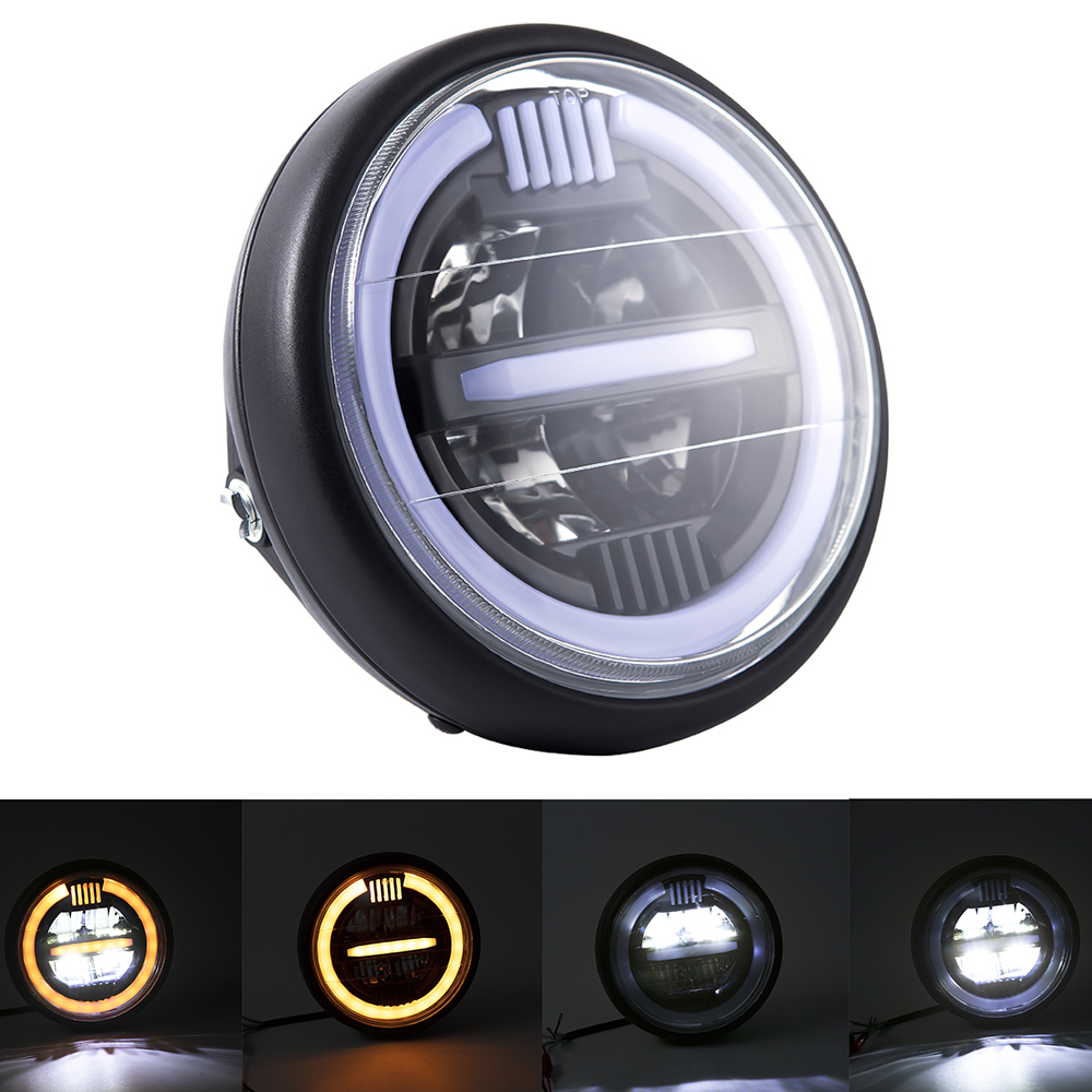 Universal Motorcycle Headlight - Universal Motorcycle Led Headlight Projector 评论和价格