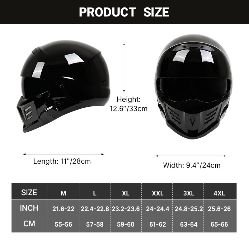 Scorpion Full Face Helmet ABS  - Full Face Motorcycle Helmet With Bluetooth 评论和价格
