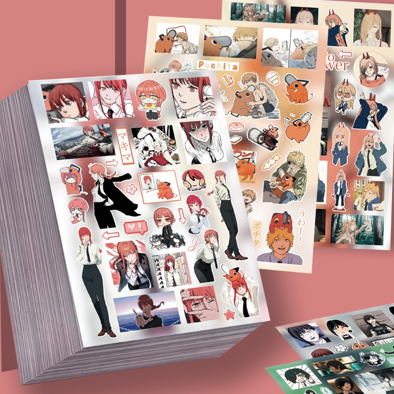 Chainsaw Man 8pcs Sticker High - Atv Parts 评论和价格