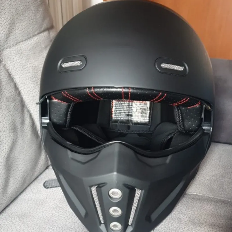 2026 New Scorpion Casco Retro  - Full Face Motorcycle Helmet With Bluetooth 评论和价格